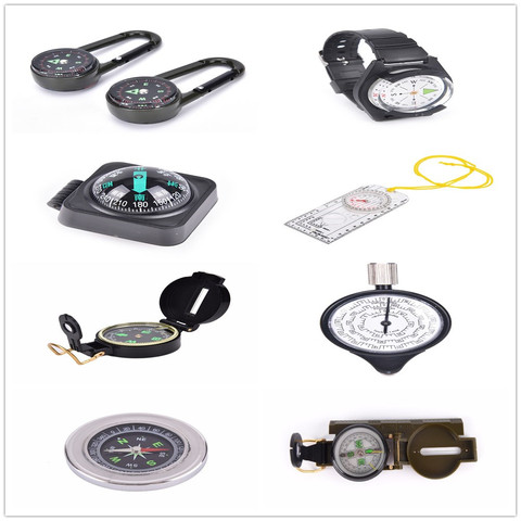 1PCS ABS Tactical Wrist Compass Ruler Special For Military Outdoor Watch Black Band Hiking Gear Compasses & GPS ► Photo 1/6