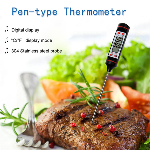 New Digital Meat Thermometer Daily Cooking Food BBQ Necessities Home Kitchen Oil Barbecue Baking Food Temperature Sensor Tool ► Photo 1/1