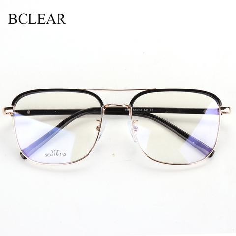 New Arrival Vintage Eyebrows Big Square Glasses Frames Men Women Brand Designer Double Bridge Optical Eyeglasses Fashion Eyewear ► Photo 1/6