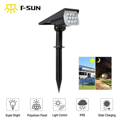 20LED Solar Light Outdoor Solar Lamps IP65 Waterproof Solar Powered Sunlight for Garden Decoration Cold White Solar Spotlights ► Photo 1/6