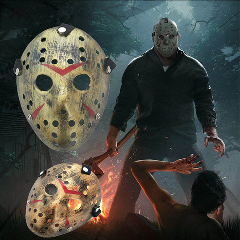 Movie Hockey Mask Jason Voorhees Friday The 13th Horror Scary Mask Halloween Party Cosplay Masks for Adult Men Halloween Gift ► Photo 1/6