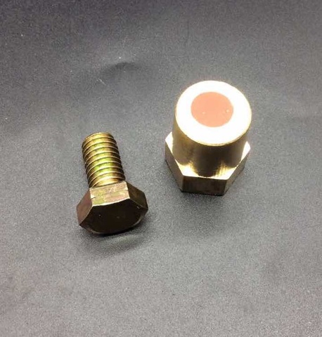 Automotive battery revise M10 M8 M6  into ordinary battery pile head Retrofit accessories Brass battery connector ► Photo 1/5