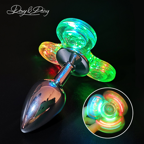 Plug anal fidget spinner Light Up