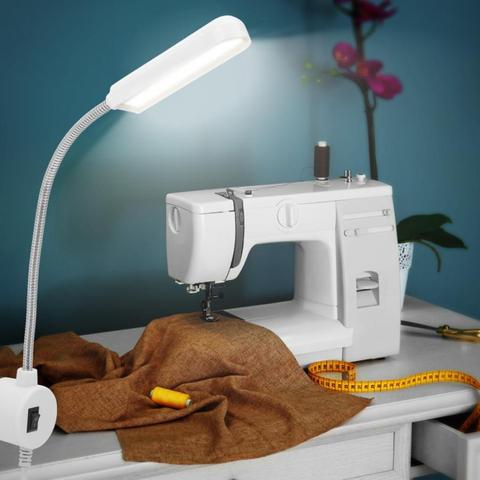 LED Sewing Clothing Machine Light Multifunctional Flexible Gooseneck Table Work Lamp For Workbench Lathe Drill Press With Magnet ► Photo 1/6