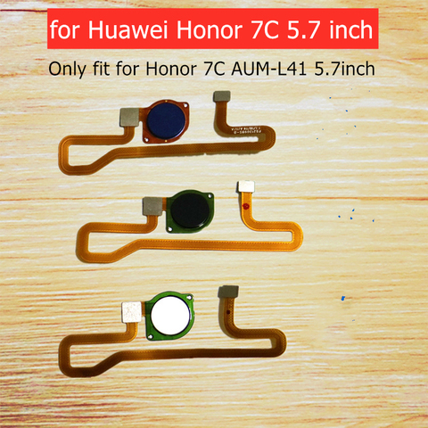 for Huawei Honor 7C AUM-L41 5.7 inch fingerprint scanner Connector Flex Cable Touch ID Sensor Return Flex Cable Repair Parts ► Photo 1/1