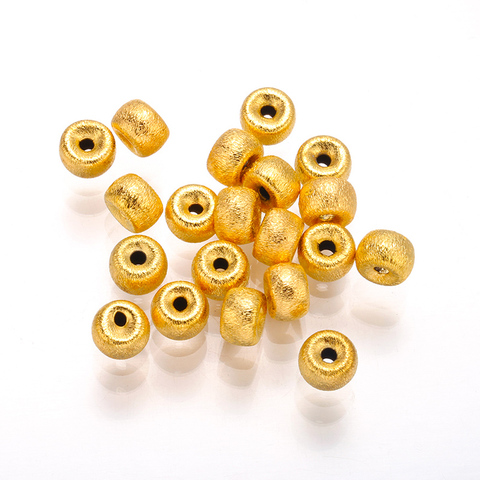 Cooper shinny Oblate spacers brass roundle wheel spacer beads Beads DIY making for jewelry necklace bracelet ► Photo 1/6