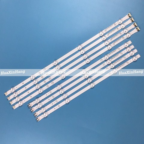 New 8 pieces/set LED Backlight Strip For Samsung UE46H5373 UE46H6203 UN46FH6030F D3GE-460SMA-R2 D3GE-460SMB-R1 2013SVS46 3228N1 ► Photo 1/6