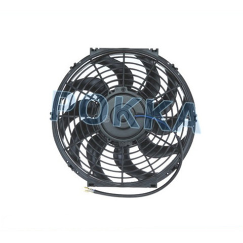 Automobile air conditioner cooling electronic fan,condenser fan 8,9,10,12,14 inches,80W  12v/24V ► Photo 1/4