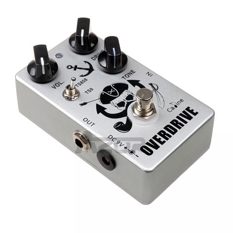 CP-76 Captain Silver Overdrive Guitar Pedal Tube Screamer 9V Effect Pedal TS808 or TS9 Setting Guitar Accessories True Bypass ► Photo 1/5