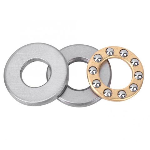 10Pcs F9-20M/F10-18M/F12-21M Mini Plane Axial Thrust Ball Bearing Miniature High Speed High Precision Steel Flat Bearings Set ► Photo 1/6