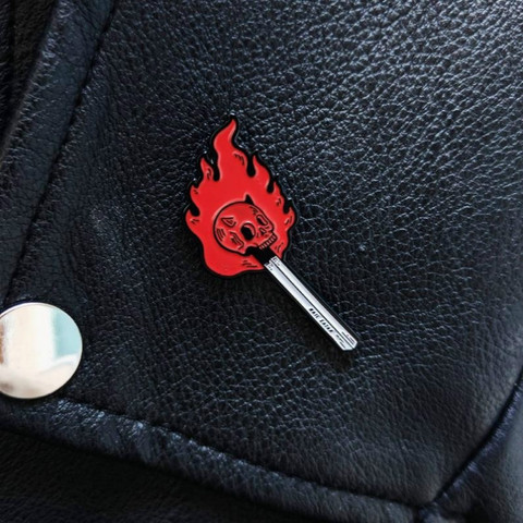 Hell Match Pins Lapel Pin Enamel Pins ► Photo 1/1