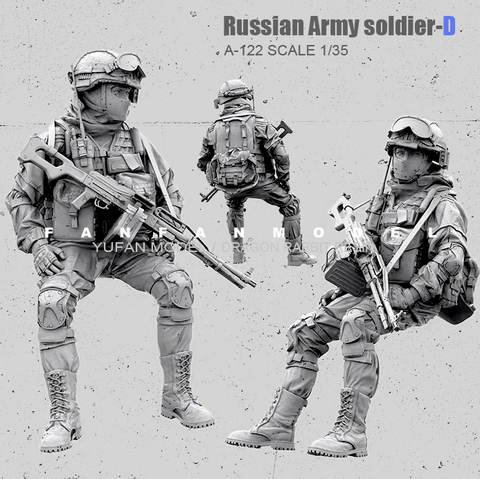 1/35(50mm)  Resin Figure Kits Russian Modern Special Forces soldier self-assembled A-122 ► Photo 1/1