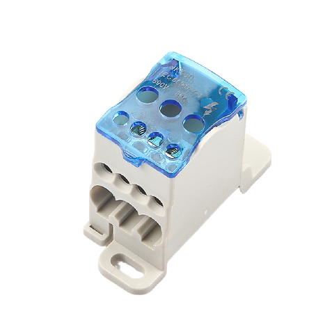 UKK 80A Din Rail Distribution Box Block One In Multiple Out Power Universal Electric Wire Connector Junction Box Terminal Block ► Photo 1/6