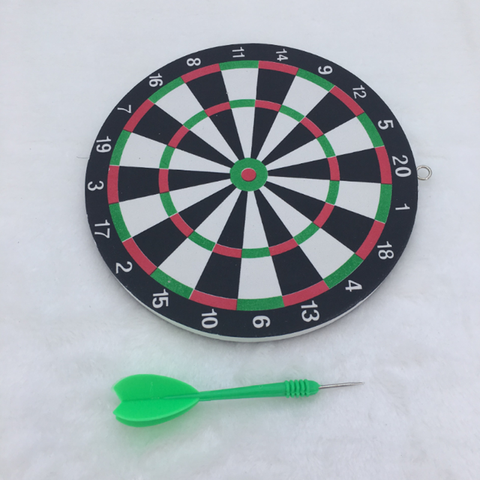 Hot sale high quality wall-mounted double-sided dual-use thick foam dart board set diameter 16cm dart target + 1 dart ► Photo 1/6