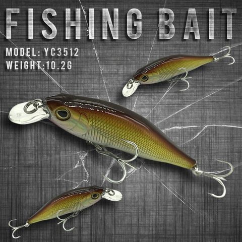 Fishing Lures  80mm/10.2g 0-0.8m Suspending High Quality Minnow Crankbait Fishing Lure Hard Bait good quality bait ► Photo 1/5