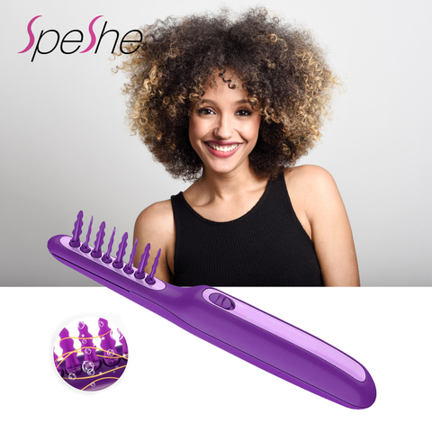 Electric Detangle Hairbrush Comb Automatically Loosen Hair Tangles Curly Detangling Hair Brush Salon Hairdressing Styling Tools ► Photo 1/6