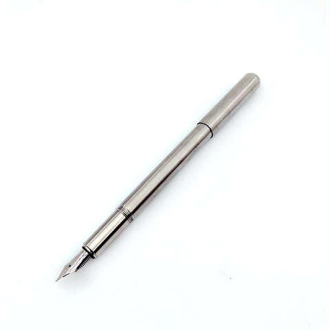 Outdoors Writing Tools EDC Silver Color Pocket Pen Titanium Pen ► Photo 1/6