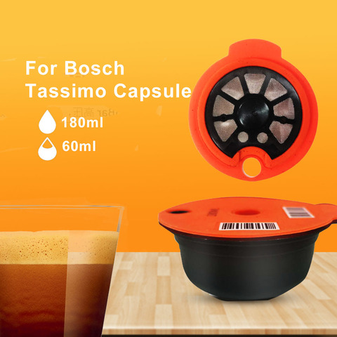 ICafilasNew Arrival Refillable Coffee Capsules for BO-SCH Machine Tassim o Reusable Coffee Pod Crema Maker Eco-Friendly ► Photo 1/6