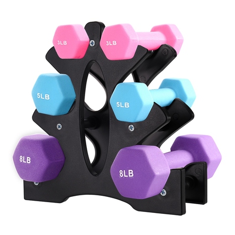 New Dumbbell Rack Stand 3 Tier Dumbbells Weights Handle Stand Holds 30 Pounds Fitness Gym Equipment Accessories ► Photo 1/6