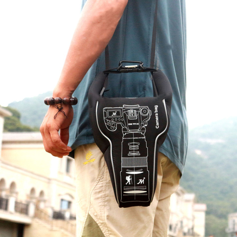 DSLR Camera Bag Pouch for Canon EOS 5DIII 5DIV 6DII 5DSR with 70-200mm 70-300mm 80-400 100-400 protective Case shockproof ► Photo 1/6
