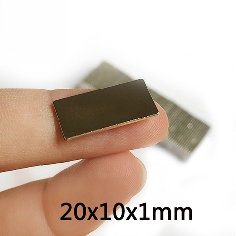 20/50/100/200/300/500pcs 20x10x1 mm Square Super Strong Neodymium Magnet Block Permanent Magnets 20*10*1mm Powerful ► Photo 1/4