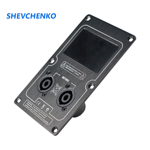 Stage Speaker Wiring Board Dual 4 Core Socket Audio Input Wiring Aluminum Board 145mm×90mm 1pcs ► Photo 1/6