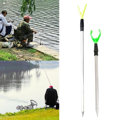 1pcs Adjustable Metal Fishing Rod Accesssories Holder Fishing Stand Bracket Aluminum Pole Rack Fishing Rods Fishing Rod Holdder ► Photo 1/6