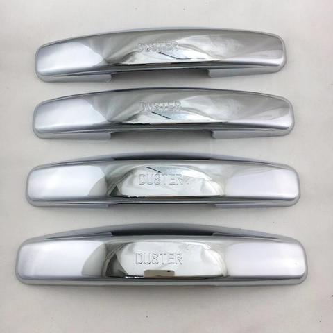 The high quality 4pcs Chrome plated Door Handle Cover Auto For Renault Duster 2016 2017 Door handle Car Trim ► Photo 1/6