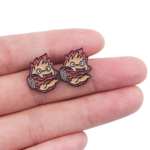 DZ962 Anime Magic Demon Cute Earring for women Stainless steel Earring Enamel Art Stud Earrings Gifts Girl ► Photo 1/6