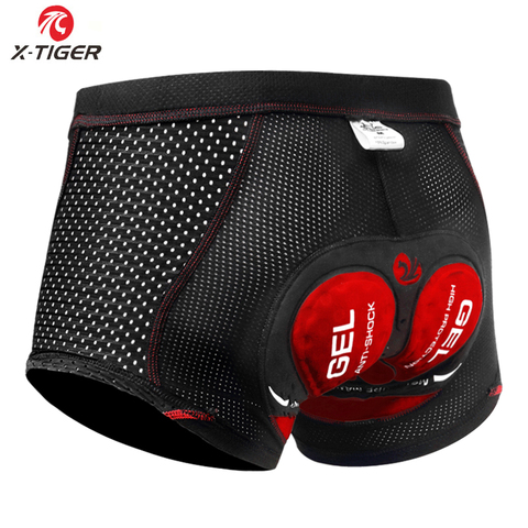 X-Tiger 2022 Upgrade Cycling Shorts Cycling Underwear Pro 5D Gel Pad Shockproof Cycling Underpant Bicycle Shorts Bike Underwear ► Photo 1/6