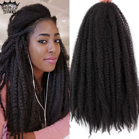 Women Synthetic Faux Locs Crochet Braids Hair Dreadlocks Dark Brown  Extensions