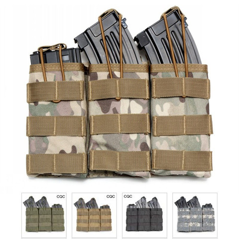 Tactical Molle Magazine Pouches Drop Utility Gear Military Waist Bag Paintball Airsoft AK 7.62 M4 5.56 Rifle Hunting Accessories ► Photo 1/6