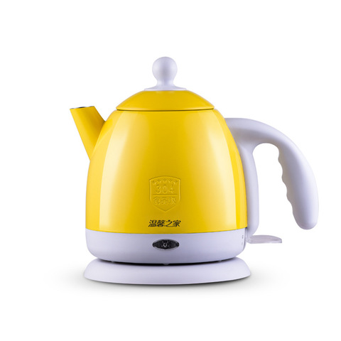 Thermal insulation Electric kettle Hot Water heating Boiler Pot Stainless Steel 1L Mini Travel teapot milk heater Warmer EU US ► Photo 1/6