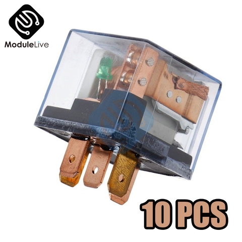 10PCS Waterproof Automotive Relay 12V 100A 5Pin SPDT Car Control Device Car Relays DC 24V 48V High Capacity 100A Switching ► Photo 1/5