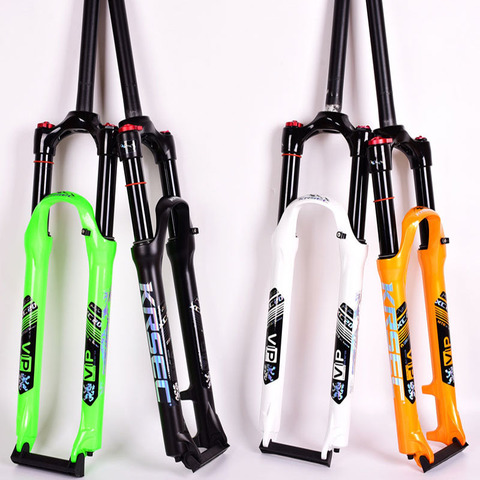 Bicycle Fork KRSEC Magnesium Alloy MTB Supension Air 26er Inch Mountain Bike 32 RL100mm Fork For A Bicycle Accessories ► Photo 1/6