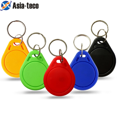 10pcs/lot 13.56MHz IC Keyfobs Tags Access Control IC Key Finder Card Token Attendance Management Keychain ► Photo 1/6