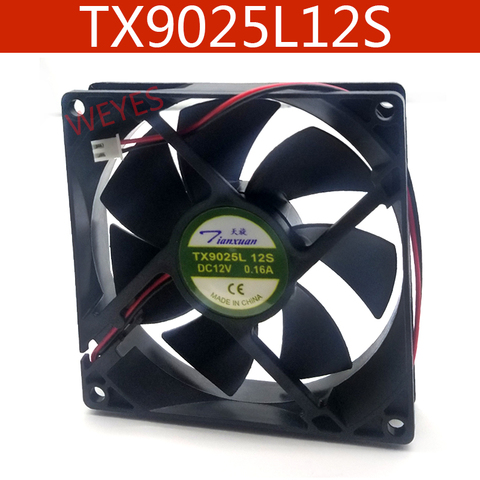 Original  TX9025L12S 12V 0.16A 9CM 9025 radiation fan 9cm ► Photo 1/2