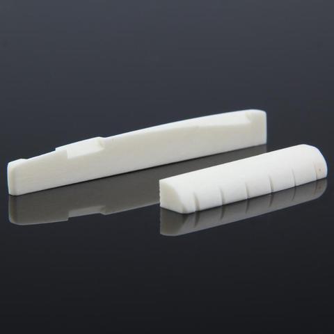 Buffalo Bone Guitar Bridge Nut Saddle for 6 String Classical Guitar White Musical Stringed Instrument Guitar Parts Accessories ► Photo 1/6