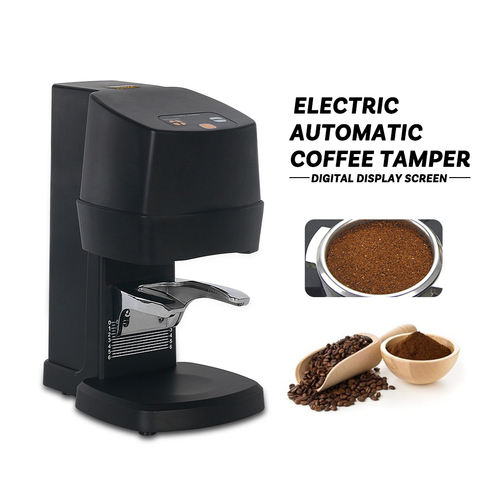 Tamper 58MM For Coffee Automatic Electric Bean Powder Flat Press Stainless Steel With Power Supply 10-30KG Pressure Tamper ► Photo 1/6