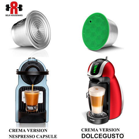 Belr-Housewares Refillable Coffee Capsules For Gusto Coffee Machine Staniless Steel Coffee Filter - Price history & Review | AliExpress Seller - Belr-Housewares EnjoyCoffee Store | Alitools.io