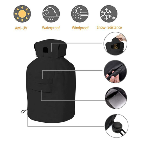 Propane Gas Tank Cover Waterproof Dust-Proof Anti-UV Oxford Cloth Durable TUE88 ► Photo 1/6