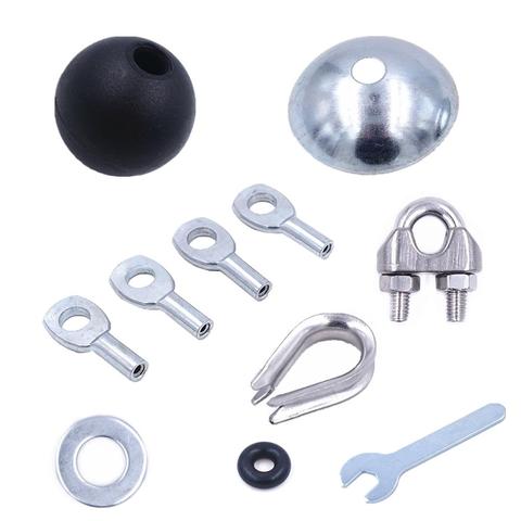 Pulley Home Gym Equipment Replacement Stopper Ball for Cable Gyms Steel Wire Accessories Joints Metal Limit Ball Hollow Screw ► Photo 1/1