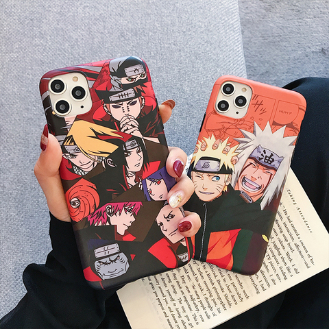 Buy Online Newest Japan Anime Naruto Phone Case For Iphone 12 11 Pro Xs Max 6 S 7 8 Plus X Xr Uzumaki Jiraiya Soft Silicon Back Cover Coque Alitools
