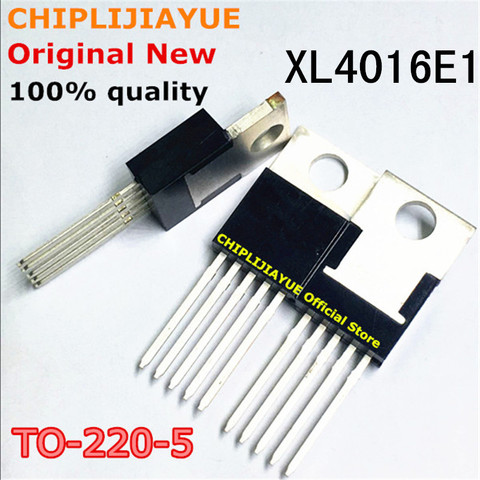 2PCS XL4016E1 XL4016 TO-220-5 4016E1 TO220-5 New and Original IC Chipset ► Photo 1/1