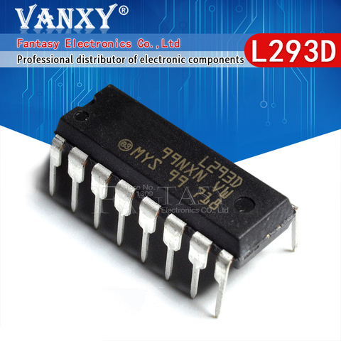 5PCS L293D DIP16 L293 DIP 293D DIP-16 new and original IC ► Photo 1/4