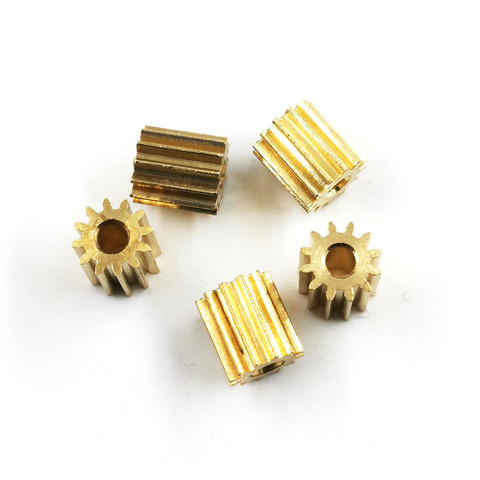 122A 0.4M Metal Gears 12T 2mm Diameter 5.5mm x Height 6mm 12 Teeth Pinion 5PCS/LOT ► Photo 1/5