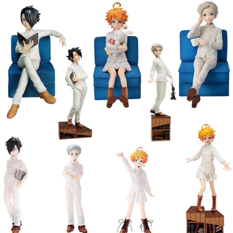 Details about   The Promised Neverland Anime Figure PVC Figure Model Toys Emma Norman Figurines 