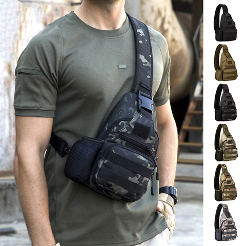 Outdoor Sports Bag Shoulder Travel Hiking Trekking Bag Cycling Climbing Backpack USB Charge Anti Theft Military Tactical Bags ► Photo 1/6