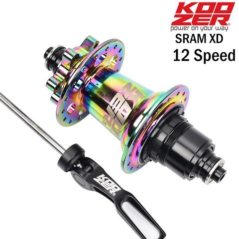 KOOZER Bicycle Hub XM490 PRO Thru 12*142mm Rear Mountain Bike Hub 12 Speed Sram Xd Xdr Hub 32 Hole Disk Brake Mtb Bicycle Hub ► Photo 1/6