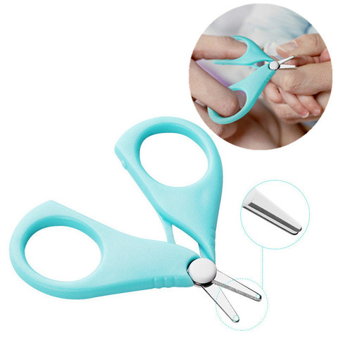Safety Nail Clippers Scissors Cutter For Newborn Baby Convenient Daily Baby Nail Shell Shear Manicure Tool Baby Nail Scissors ► Photo 1/6